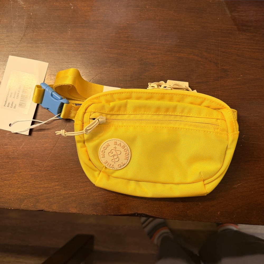 To The Moon Yellow Crossbody Bag